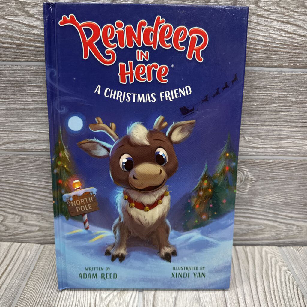 Reindeer In Here A Christmas Friend Hardcover Book