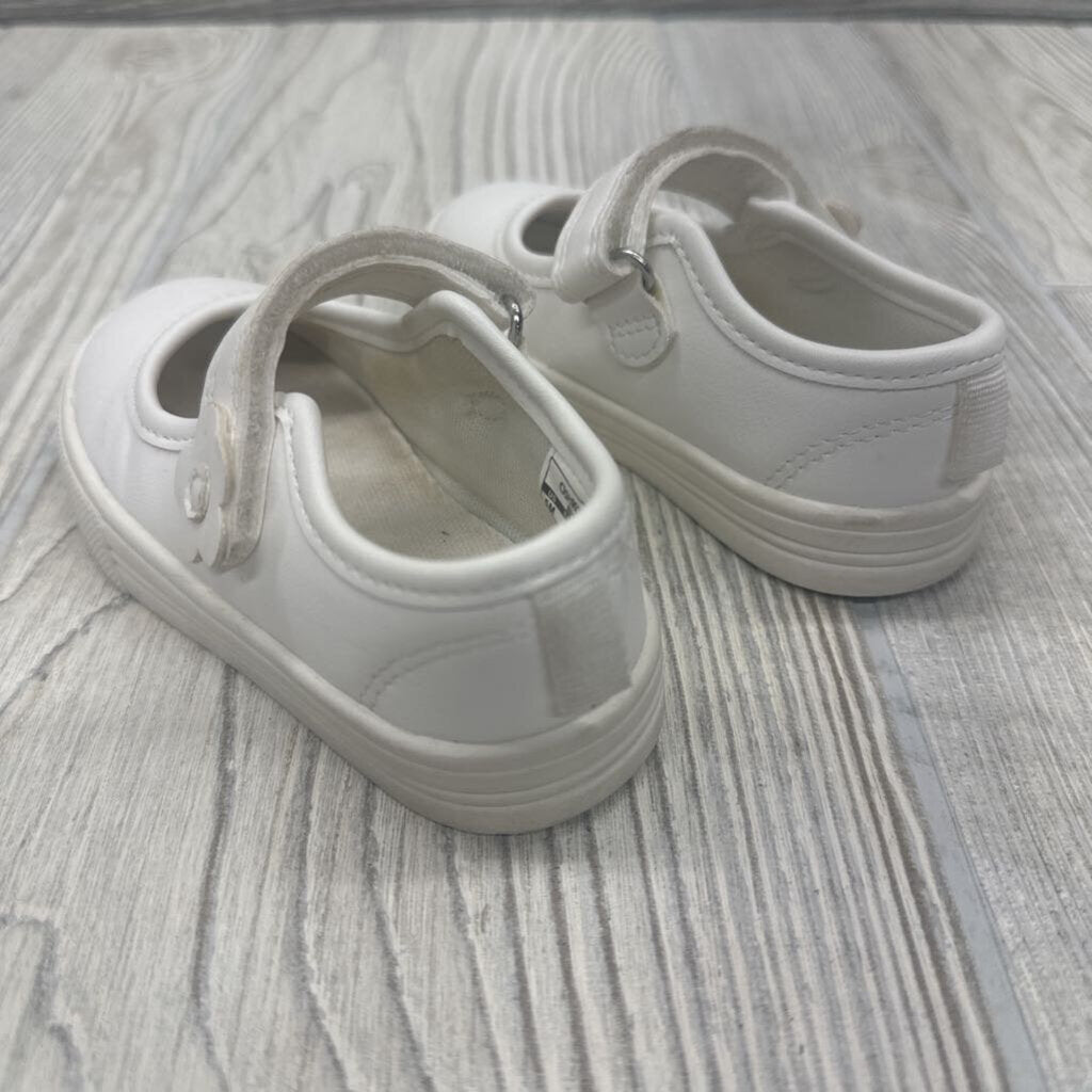 Molly Velcro Mary Jane Shoes Flower 5c