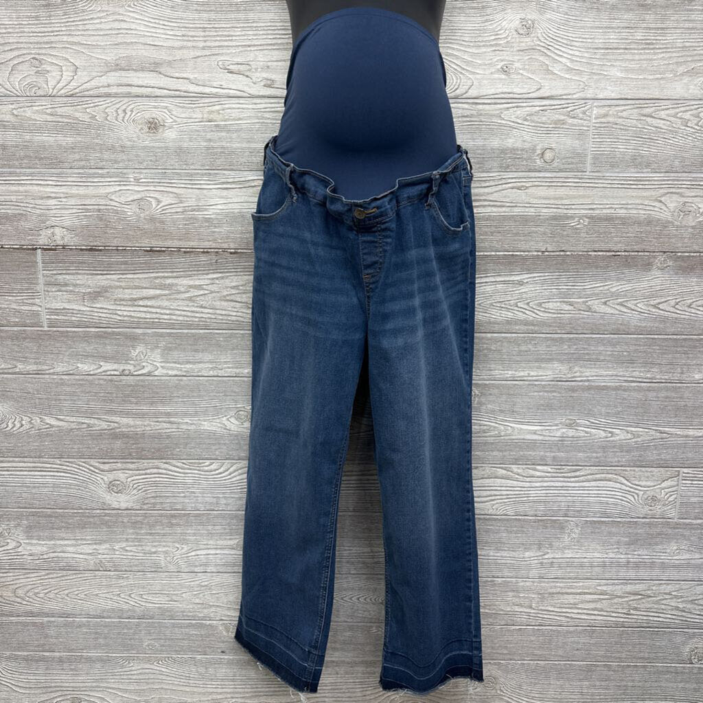 NEW Full Panel Jeans Frayed 16/18