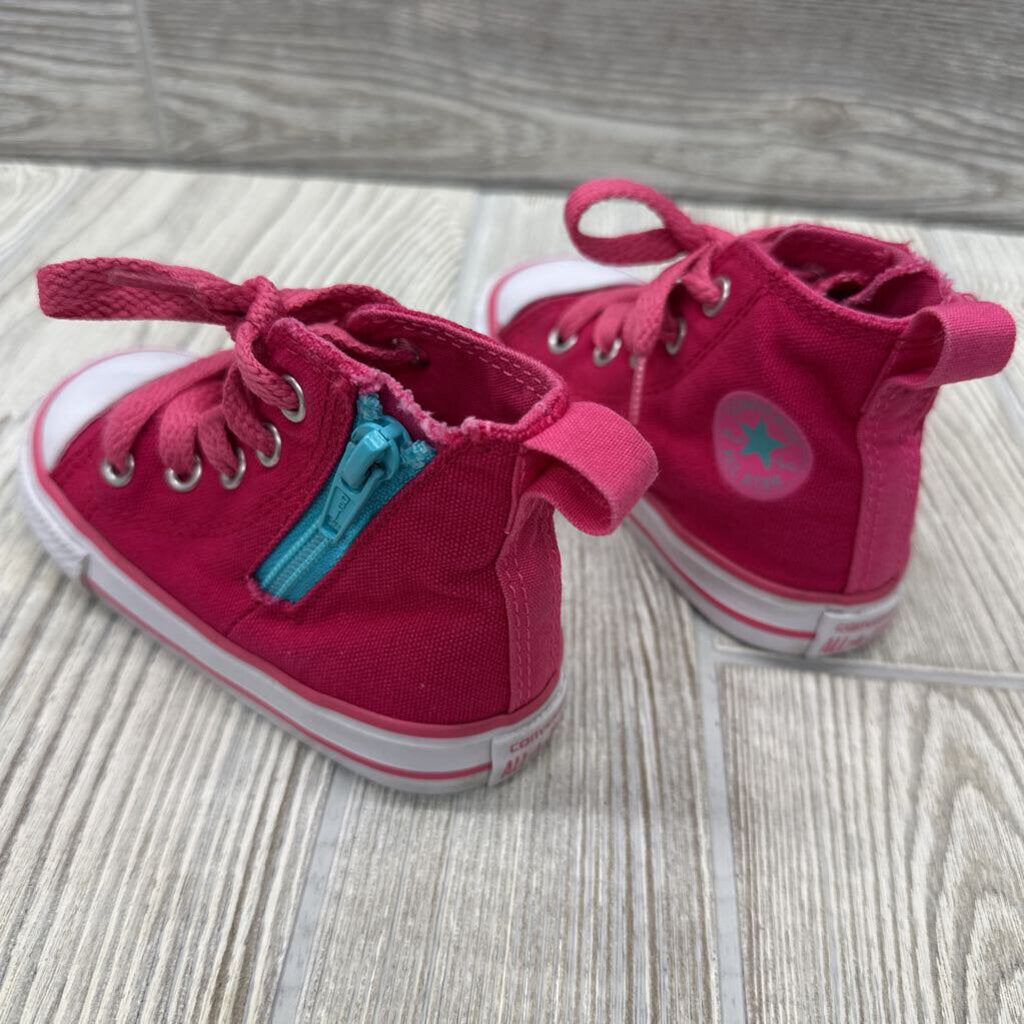 Side Zip Canvas Shoes 6c