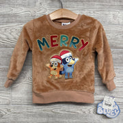 NEW Plush Crewneck Merry 18m