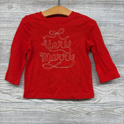 NEW LS Shirt Very Merry 18m