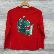 NEW LS Shirt Dinosaurs Christmas Tree 10-12