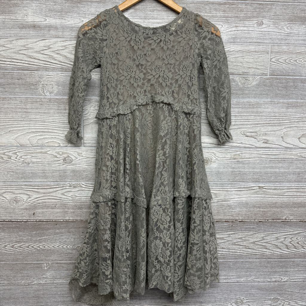 LS Lace Tiered Dress 8