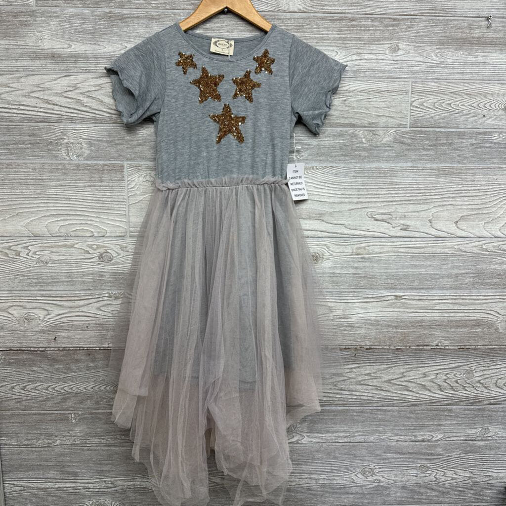 NEW Feya Tulle Dress Sequin Stars 8
