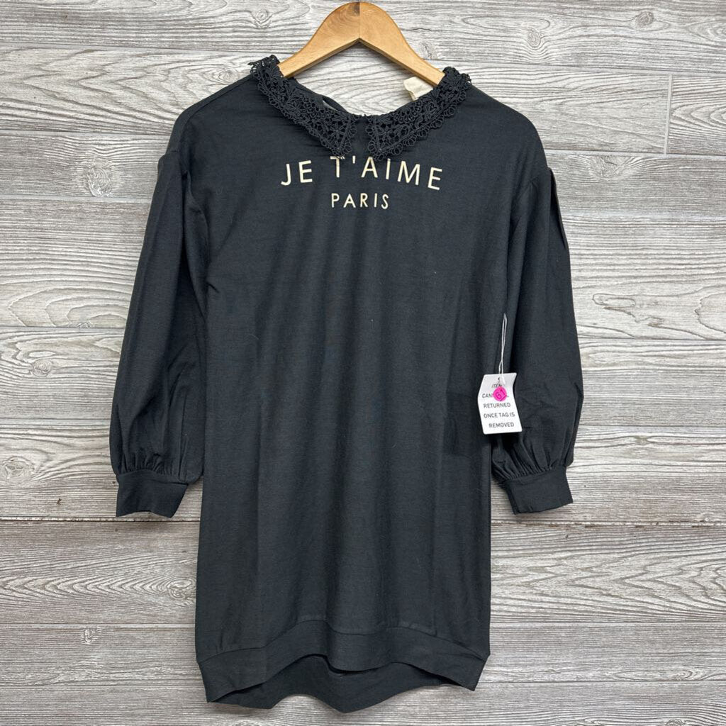 NEW Zarin LS French Terry Dress Je T'aime Paris 10