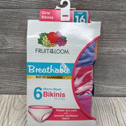 NEW 6 Pk Bikini Breathable Underwear 16
