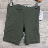 NEW 2 Pk Bike Shorts Flowers Solid 7-8