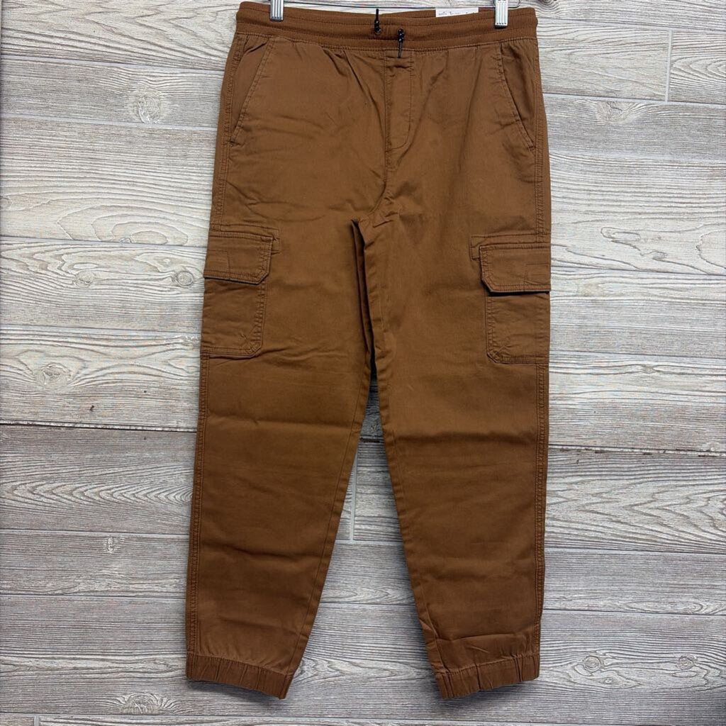 NEW Twill Cargo Joggers 14 Husky