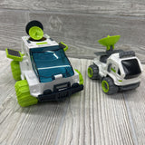 1 Space Exploration Vehicle, 2 Rovers, 3 Transporters with 2 Astronaut