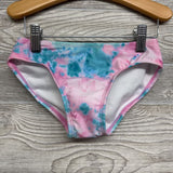 NEW 3 Pc Swimsuit Tye Dye 6-7
