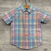 Plaid SS Button Up Shirt 2t