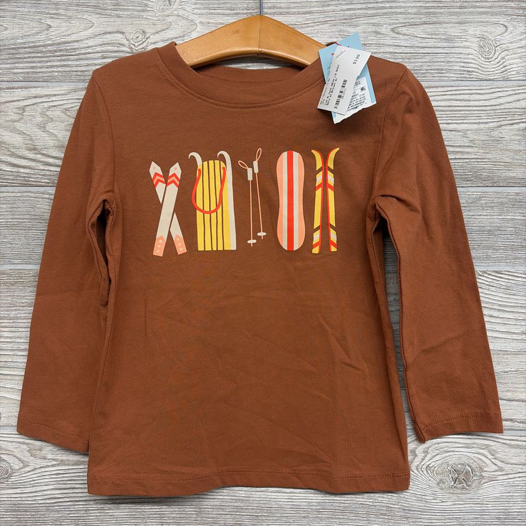NEW LS Shirt Ski's 4t