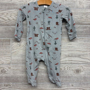 Viscose Sleeper Cowboy Boots & Cactus 0-3M