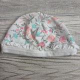 Sleeper Ruffle Snap Flowers & Hat 6m