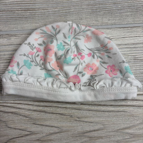 Sleeper Ruffle Snap Flowers & Hat 6m