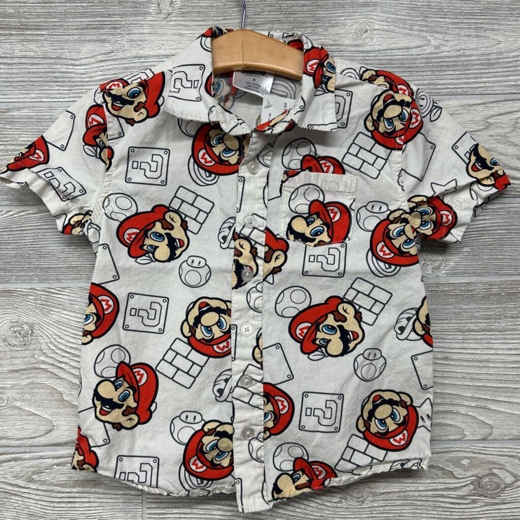 SS Button Up Shirt Mario 4