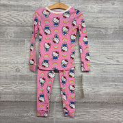 NEW 2 Pc LS PJs Rainbows 5t