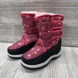 NEW Velcro Snow Boots Flowers 11c