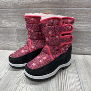 NEW Velcro Snow Boots Flowers 11c