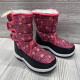 NEW Velcro Snow Boots Flowers 11c