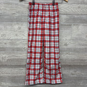 Fleece Plaid Pj Pants