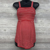 NEW Smocked Tank Top Stripes Bow Straps Small