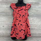 NEW Smocked Shirt Flutter Straps Flowers Large