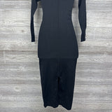 NEW LS Seamless Dress Back Slit Small