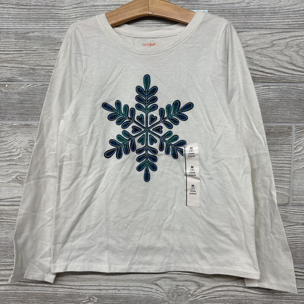 NEW LS Shirt Plaid Snow Flake 8