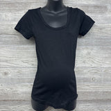 Ribbed Scoop Neck Shirt Medium