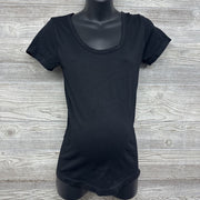 Ribbed Scoop Neck Shirt Medium