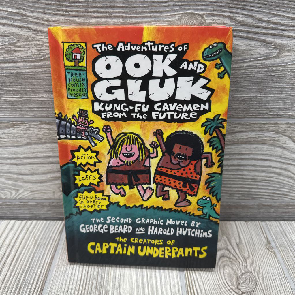 The Adventures Of Ook & Gluk Kung Fu Cavemen Hardcover Book