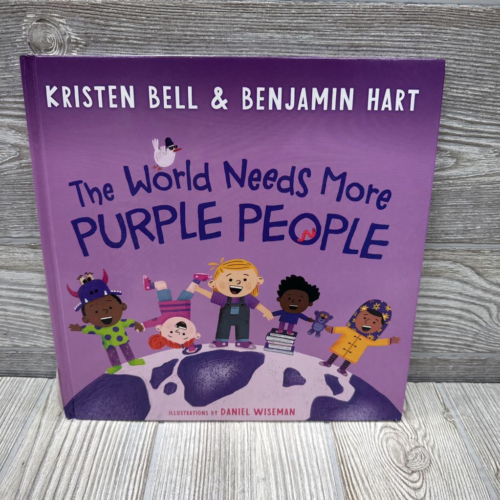 The World Needs More Purple People Hardcover Book