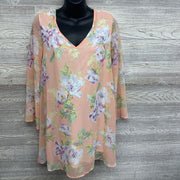 Sheer Blouse Flowers Small