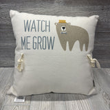 Watch Me Grow Milestone Pillow