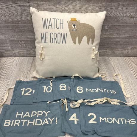 Watch Me Grow Milestone Pillow