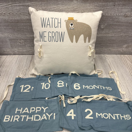 Watch Me Grow Milestone Pillow