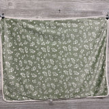 Reversible Blanket Flowers & Leaves