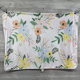 Sherpa & Flower Blanket