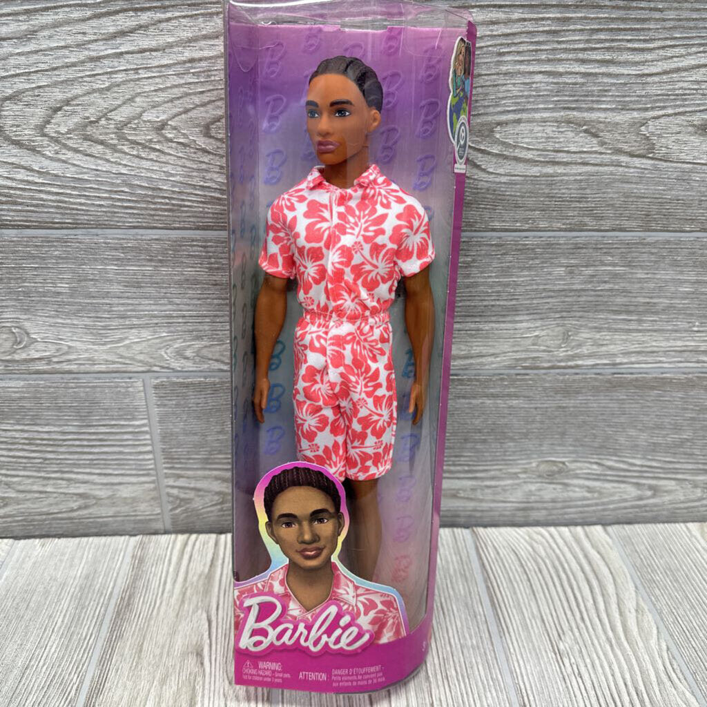 NEW Fashionista Ken Doll Hawaiian Print