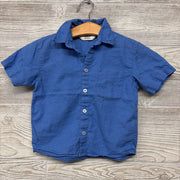 Linen Blend Button Up Shirt 2t