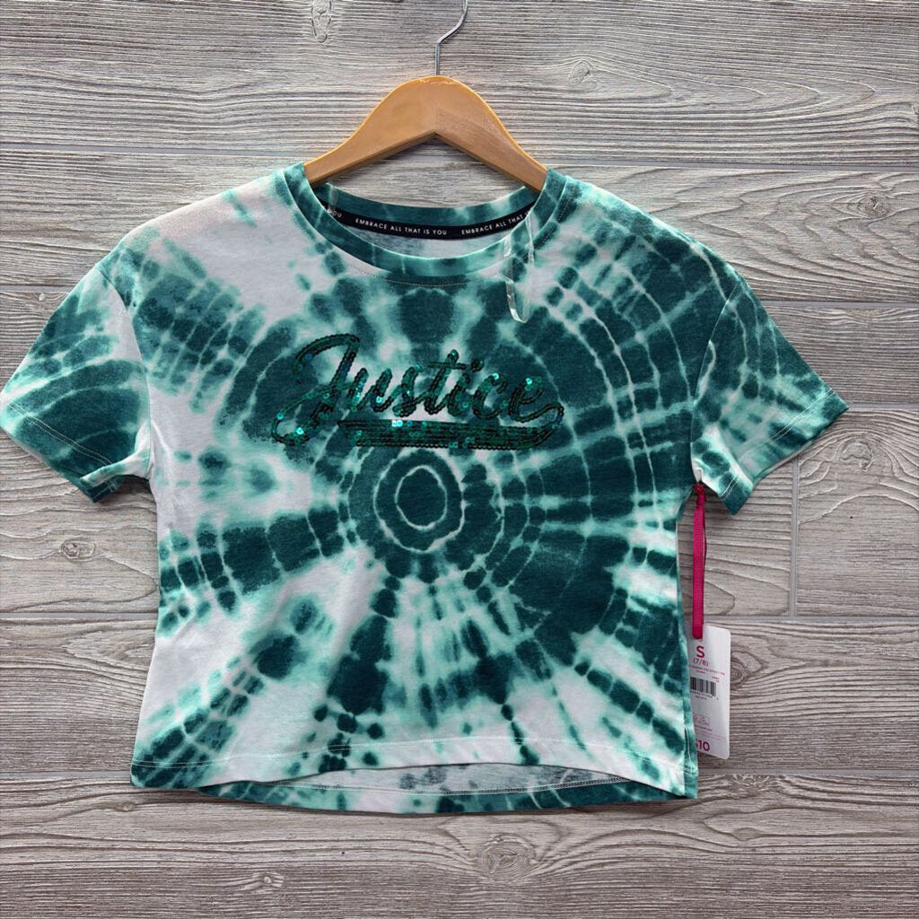 NEW Tie Dye Shirt Sequins 7-8