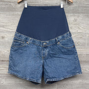 Full Panel Denim Shorts XL