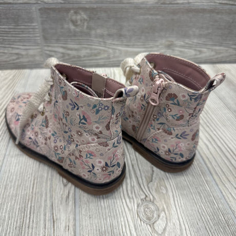 Lace Up Boots Flowers 12c