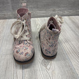 Lace Up Boots Flowers 12c