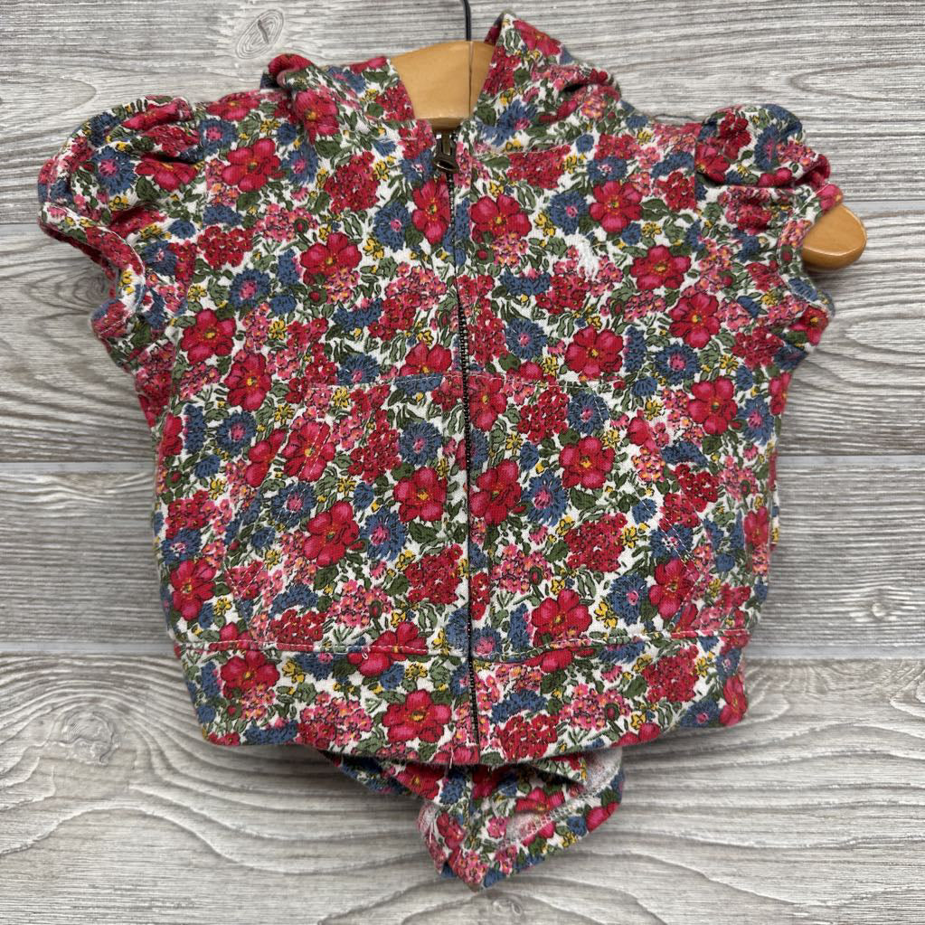 Full Zip SS Jacket & Shorts Flowers 3M