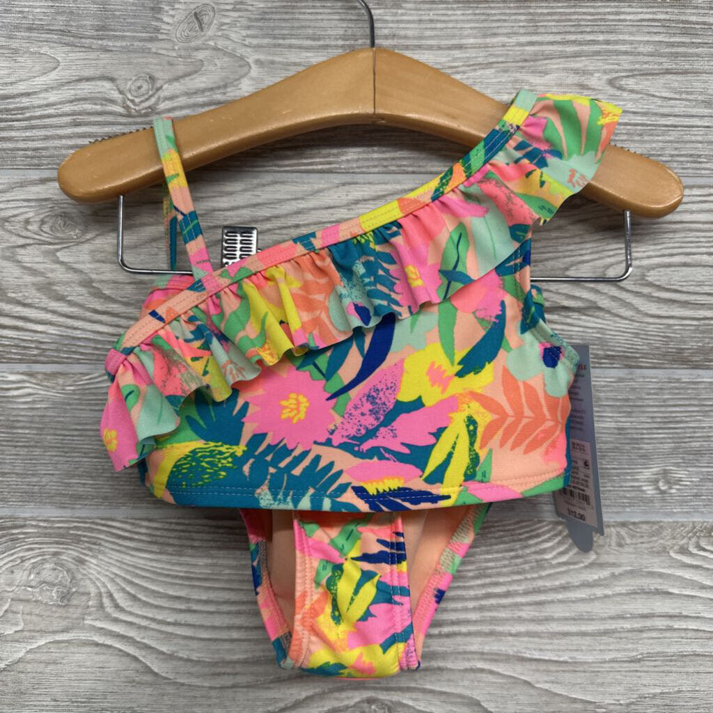 NEW 2 Pc Swimsuit Leaves 3t