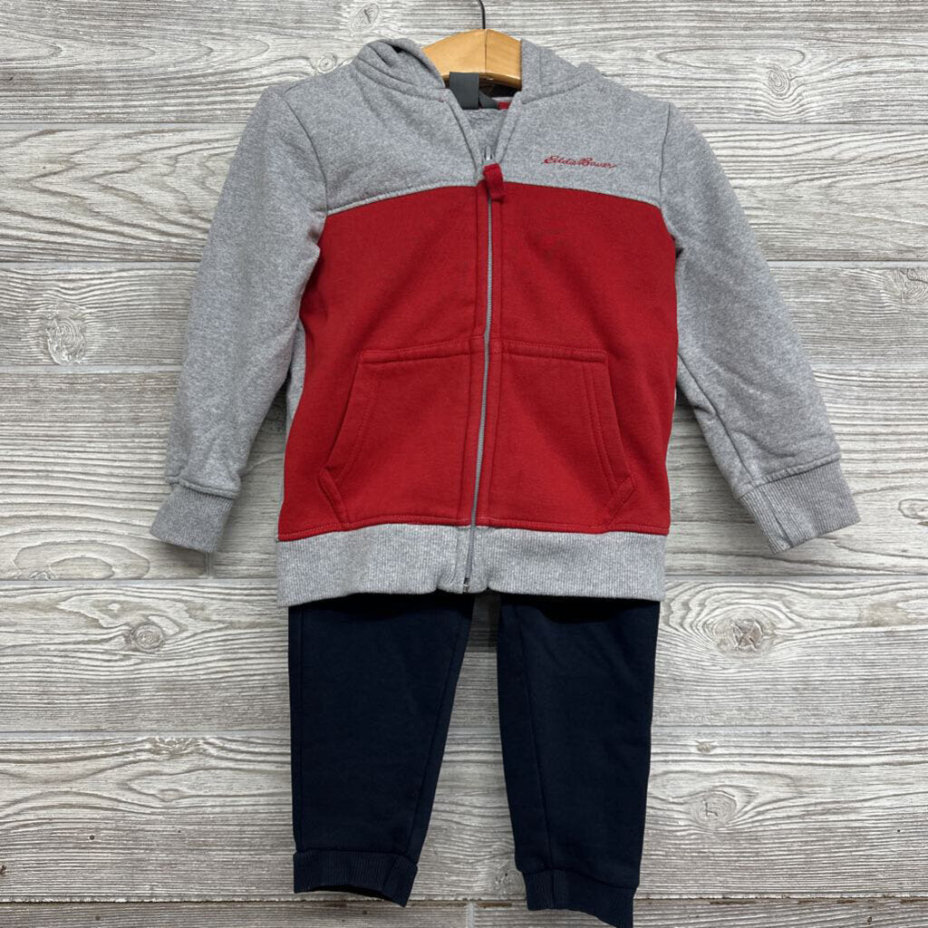 Full Zip Hoodie & Sweatpants Logo 3t