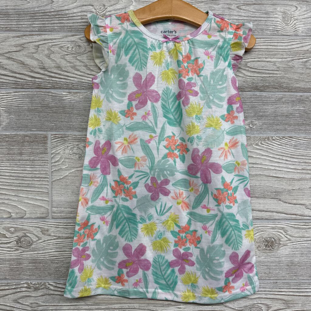 NEW Flutter Sleeve PJ Gown, & 2 Pc PJs Flowers Dotted Lines 2t